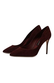 Замшевые туфли Cardinale 90 Dolce & Gabbana