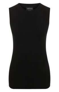 Топ из вискозы Giorgio Armani