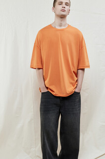 футболка мужская Футболка oversize хлопковая однотонная Befree