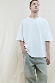 футболка мужская Футболка oversize хлопковая однотонная Befree