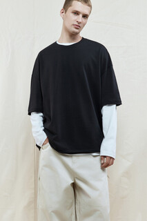 футболка мужская Футболка oversize хлопковая однотонная Befree