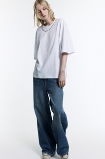 блузка женская Футболка oversize с металлической цепочкой Befree