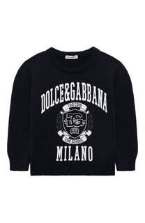 Хлопковый пуловер Dolce & Gabbana