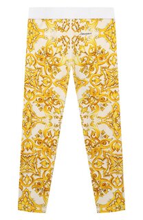 Хлопковые легинсы Dolce & Gabbana