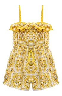 Хлопковый комбинезон Dolce & Gabbana