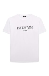 Хлопковая футболка Balmain