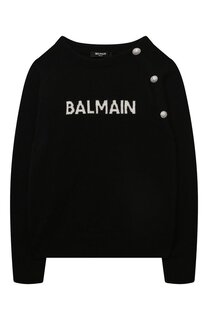Шерстяной пуловер Balmain