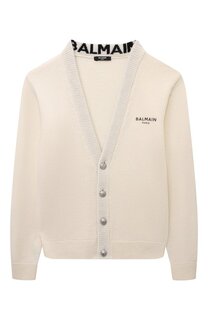 Кардиган из шерсти и кашемира Balmain