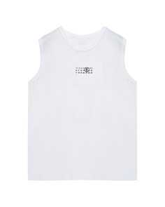 Майка слого, белая MM6 Maison Margiela