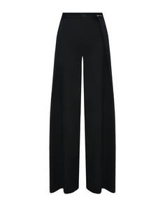 Брюки палаццо, черные MM6 Maison Margiela