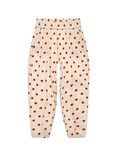 Брюки со сплошным принтом &quot;клубника&quot; Monnalisa