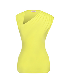 Топ с драпировкой, желтый Deha