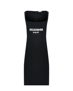 Платье эластичное с принтом Dolce&Gabbana