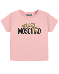 Футболка c принтом &quot;медвежата&quot; Moschino
