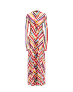 Кардиган в пол, принт зигзаги Missoni