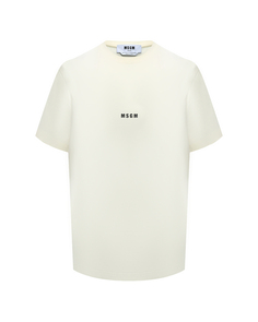 Базовая футболка белого цвета MSGM