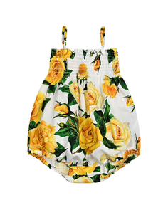 Песочник с принтом &quot;желтые розы&quot; Dolce&Gabbana