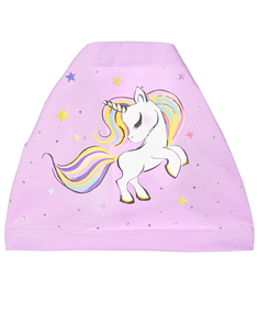 Сиреневая повязка с принтом &quot;Единорог&quot; Jan&Sofie