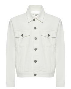 Джинсовая куртка с вышивкой MM6 Maison Margiela