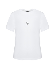 Футболка slim fit, белая Dan Maralex