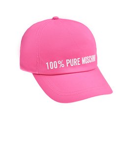 Бейсболка с принтом &quot;100% Pure Moschino&quot;