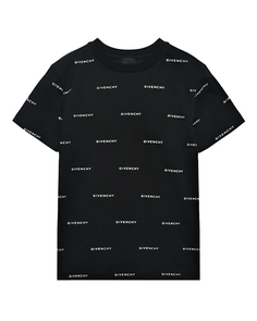 Футболка со сплошным лого Givenchy