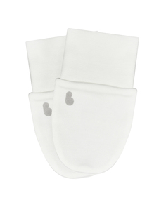 Царапки с лого, белые BambooBebe