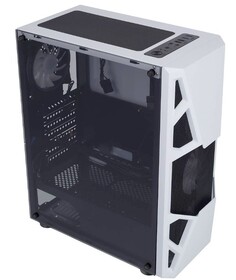 Корпус ATX FORMULA CL-3303W белый, без БП, боковая панель из закаленного стекла, 2*USB2.0, USB3.0, audio