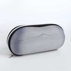 Футляр для очков на молнии, цвет серый NO Brand