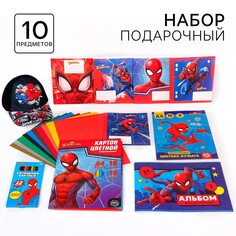 Подарочный набор для мальчика, 10 предметов, человек-паук Marvel