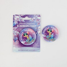 Магнит закатной Зимнее волшебство