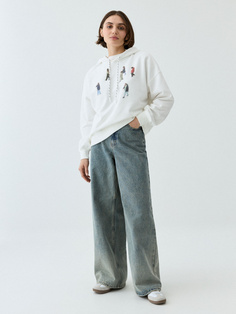 Худи оверсайз с принтом из коллекции We are