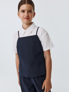 Жилет в полоску для девочек