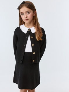 Вязаный кардиган для девочек