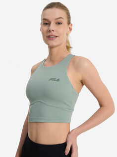 Спортивный топ бра FILA, Зеленый