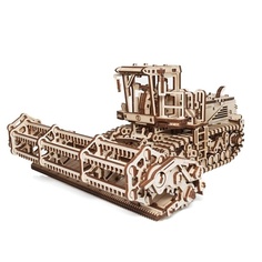 Конструктор EWA ECO-WOOD-ART Деревянный конструктор 3D Косилка самоходная CS-150 1.0
