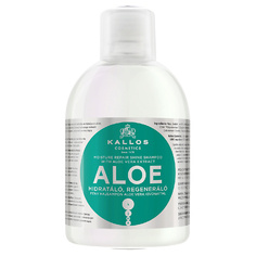 Шампунь для волос KALLOS COSMETICS Шампунь Aloe увлажняющий для восстановления блеска сухих и поврежденных волос 1000.0
