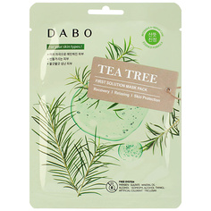 Маска для лица DABO Маска тканевая для лица с экстрактом чайного дерева Tea Tree First Solution Mask Pack