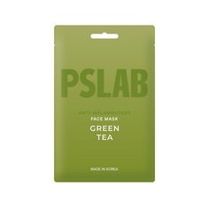 Маска для лица PS.LAB Противовоспалительная тканевая маска для лица Green Tea