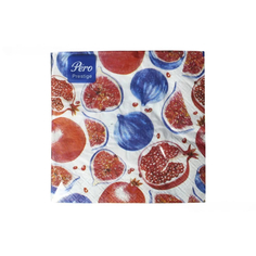 Салфетки бумажные Pero Инжир 33Х33 3 сл 20 шт ПЕРО