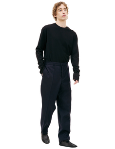 Шерстяные брюки со стрелками Jil Sander