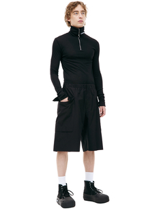 Черные шорты карго Jil Sander