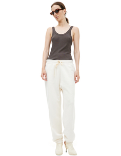 Бежевые спортивные брюки Jil Sander