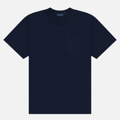 Мужская футболка EASTLOGUE Permanent Basic One Pocket, цвет синий