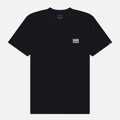 Мужская футболка Vans Left Chest Logo II, цвет чёрный