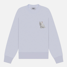 Женская толстовка MSGM Cat Sticker, цвет белый