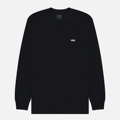 Мужской лонгслив Vans Left Chest Hit, цвет чёрный