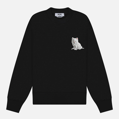 Женская толстовка MSGM Cat Sticker, цвет чёрный