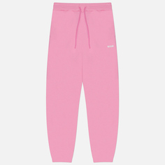 Женские брюки MSGM Micrologo Brushed, цвет розовый