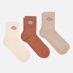 Комплект носков Dickies 3-Pack Valley Grove Mid, цвет комбинированный
